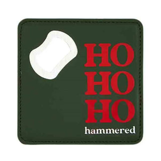bottle opener coaster - Ho Ho Ho Hammered