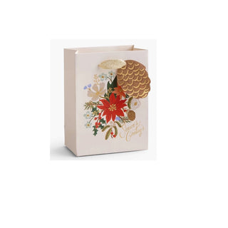 holiday bouquet small gift bag