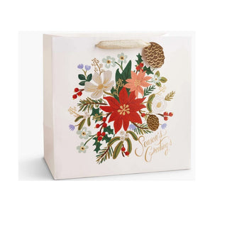 holiday bouquet large gift bag