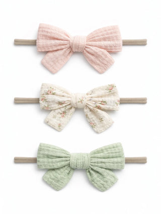 3-pack nylon bows - stella