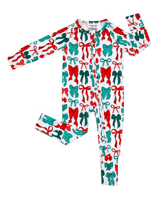 bamboo zip romper I merry bows