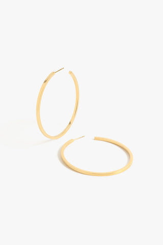 jay hoops 2" - gold