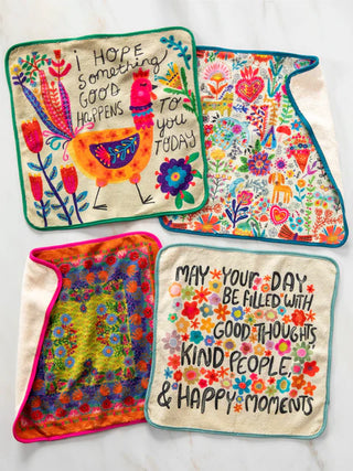 microfiber dish cloth, set of 4