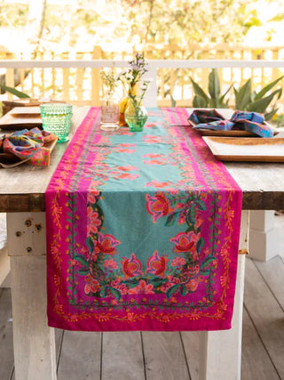 double-sided bohemian bungalow table runner