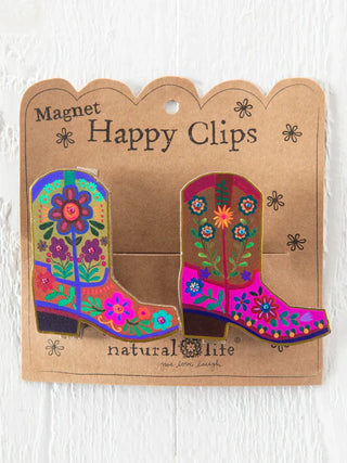 magnet happy clips, set of 2