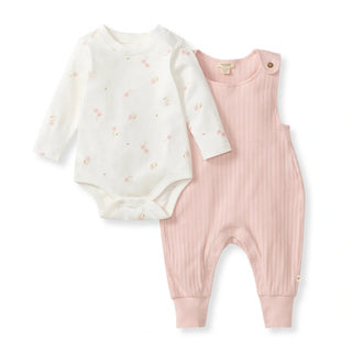 baby girl floral bodysuit & jumpsuit set