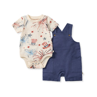 uncle sam baby boy romper & body suit set