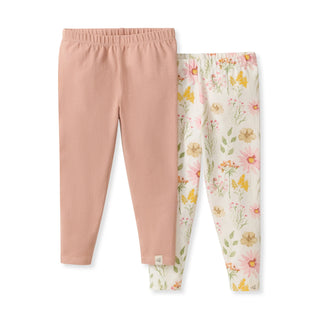 wild floral organic leggings - assorted