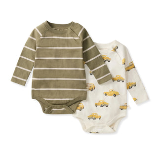 burt's truck baby boy bodysuit - assorted
