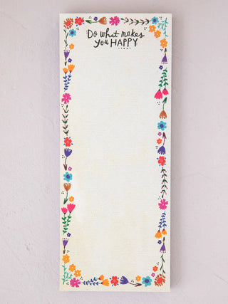 magnetic list notepad - do what makes you happy