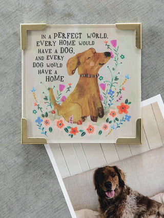 corner magnet - every dog has a home