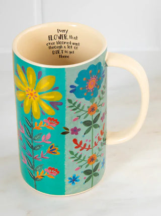 latte mug - every flower