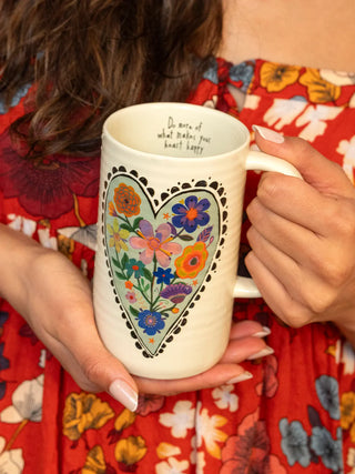 latte mug- do more heart happy