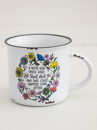 camp coffee mug - wise girl