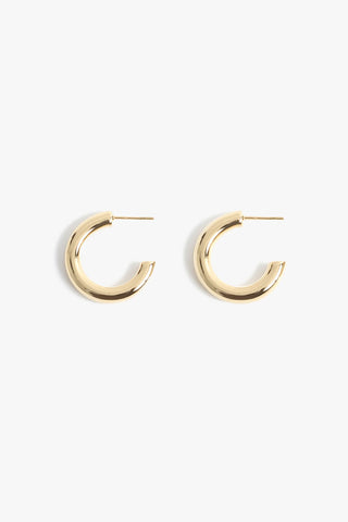 michaela hoops 1" - gold