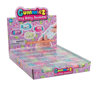 gummiez bitty axolotl squishy toy
