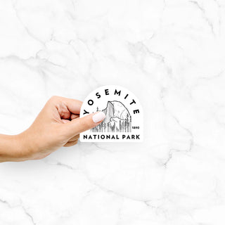 yosemite national park decal sticker
