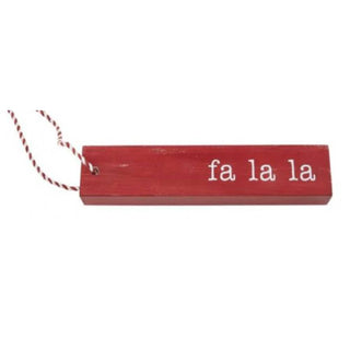 peace & love christmas stick ornament