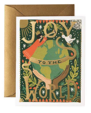 boxed set of "joy to the world" greeting cards