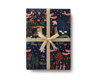 nativity holiday wrapping roll