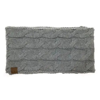 exclusive black label cable knit infinity scarf - assorted