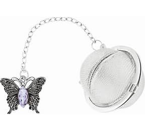 tea infuser ball w/ charm - assorted