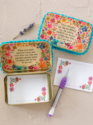 tin prayer box - always remember