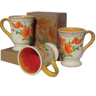 california poppy mug