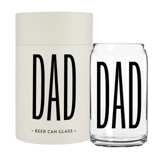'dad' beer glass