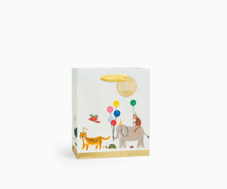 party animals medium gift bag