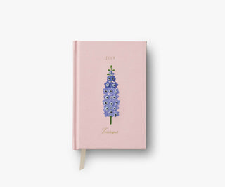 birth month mini embroidered journal - assorted