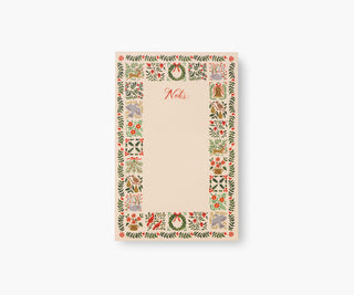 christmastide holiday notepad