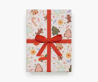 christmas cookies wrapping sheet (single sheet)