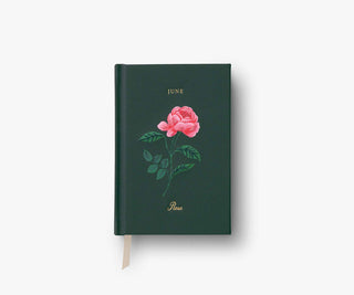 birth month mini embroidered journal - assorted