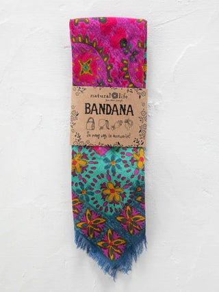 printed cotton bandana