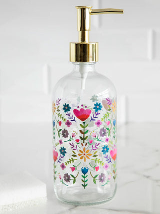 glass soap dispenser