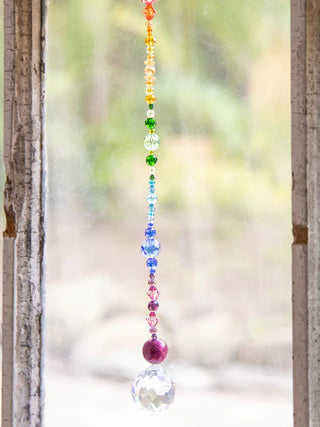crystal sun catcher - rainbow