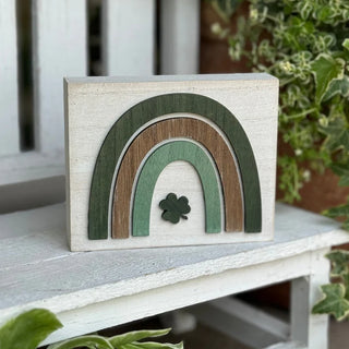 rainbow wash 3D st. patrick's day block