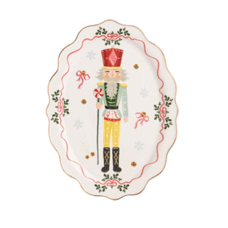 christmas nutcracker small platter
