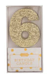 birthday age candles - assorted