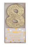 birthday age candles - assorted