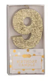 birthday age candles - assorted