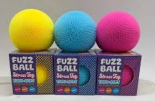 fuzz ball plush color changing stress ball