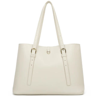 isla vegan leather tote w/ detachable bag
