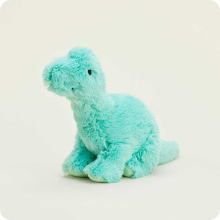 teal long neck dinosaur warmies