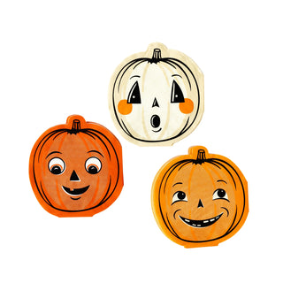 vintage halloween cocktail napkin set