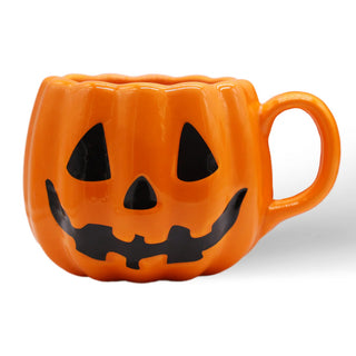 classic jack-o-latern cermaic 4" mug