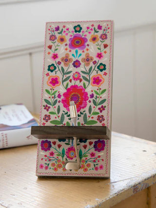 wooden phone stand