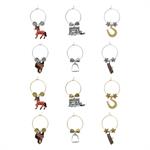 Assorted Wine Charms Set of 12