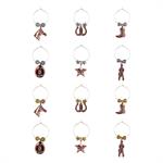 Assorted Wine Charms Set of 12